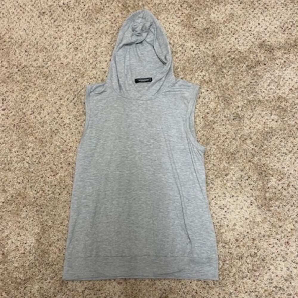 Inmur Sleeveless Muscle Hoodie Tank Top - S